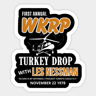 Wkrp Turkey Drop Sticker